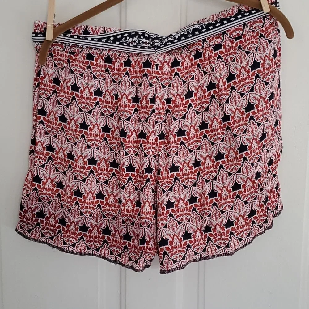 Loft Boho Tie Waist Shorts